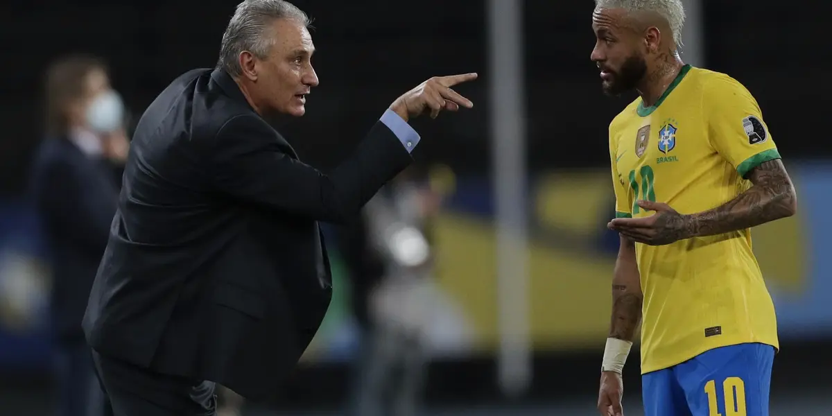 Treniador se atentou a falar sobre Neymar durante a coletiva após o empate com a Colômbia