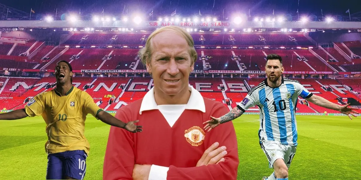 Um dos maiores jogadores da história do futebol, Bobby Charlton, compartilha um feito com alguns craques brasileiros