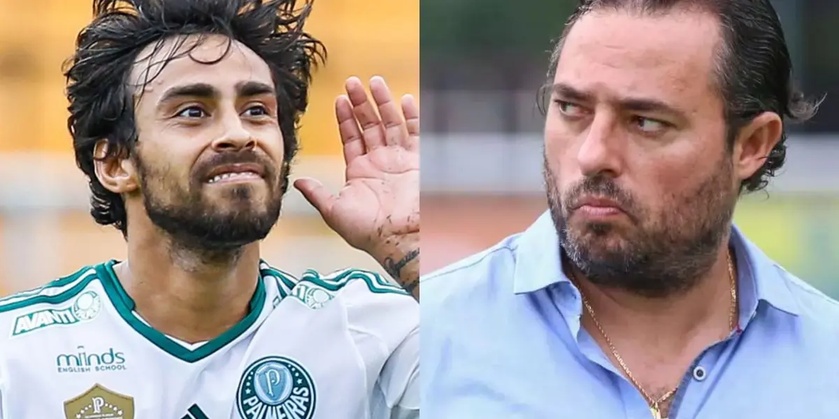 Valdívia arrumou confusão com o ex-diretor do Palmeiras Alexandre Mattos