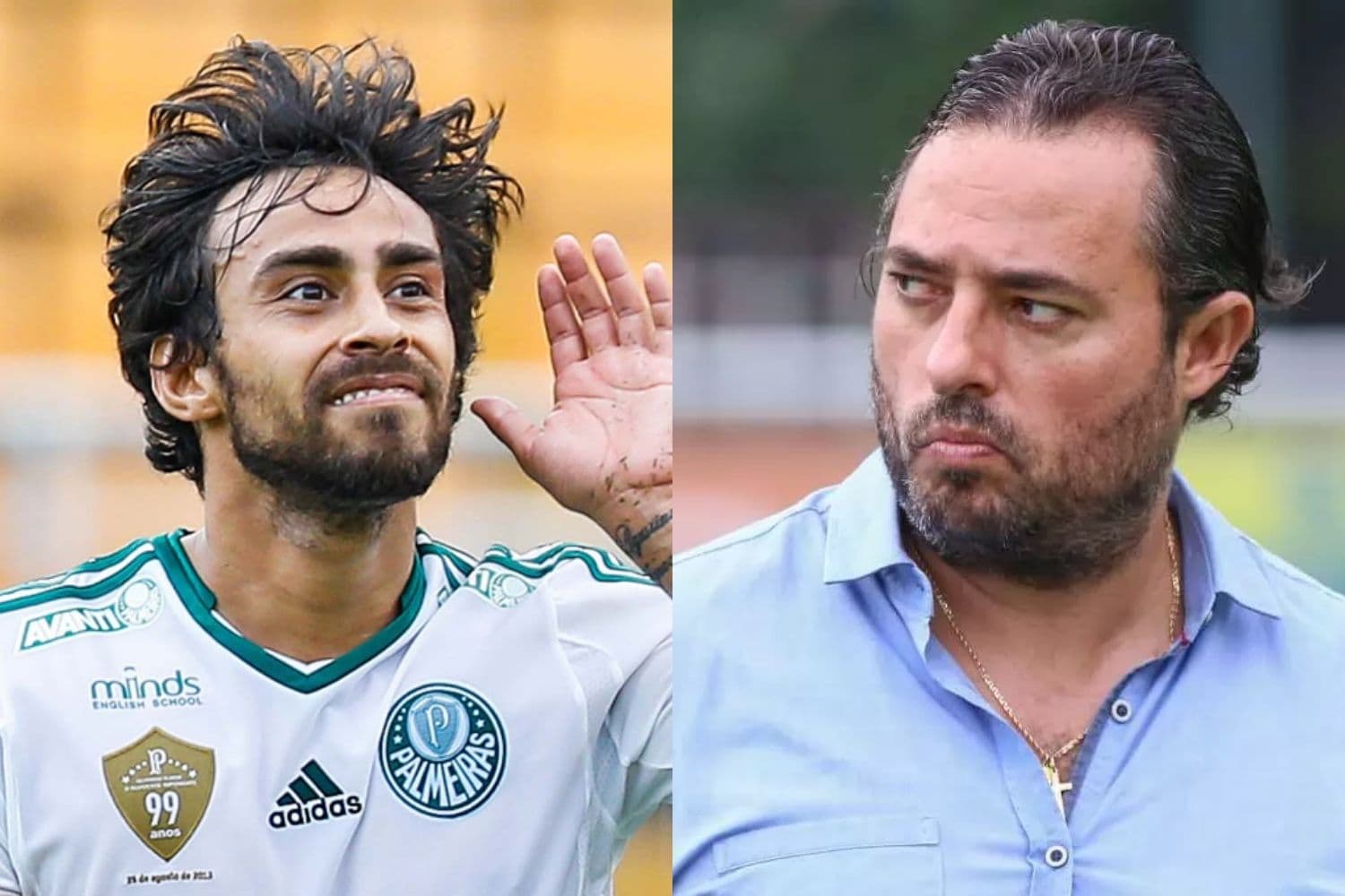 Valdívia arrumou confusão com o ex-diretor do Palmeiras Alexandre Mattos