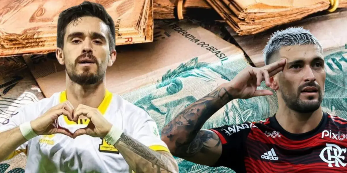 Valores de mercado de Igor Coronado e Arrascaeta