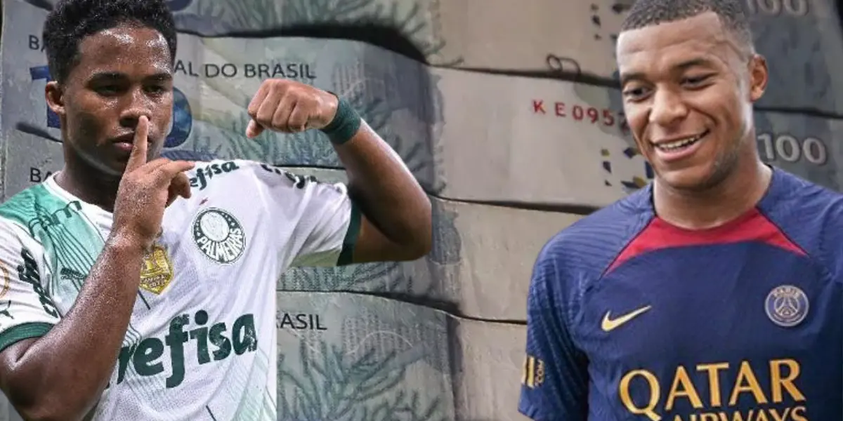 Valores de mercado de Mbappé e Endrick