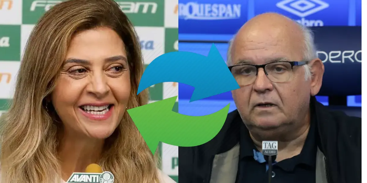 Verdão pode fazer troca de jogadores com o time gaúcho, que volta à Série A do Brasileirão em 2023