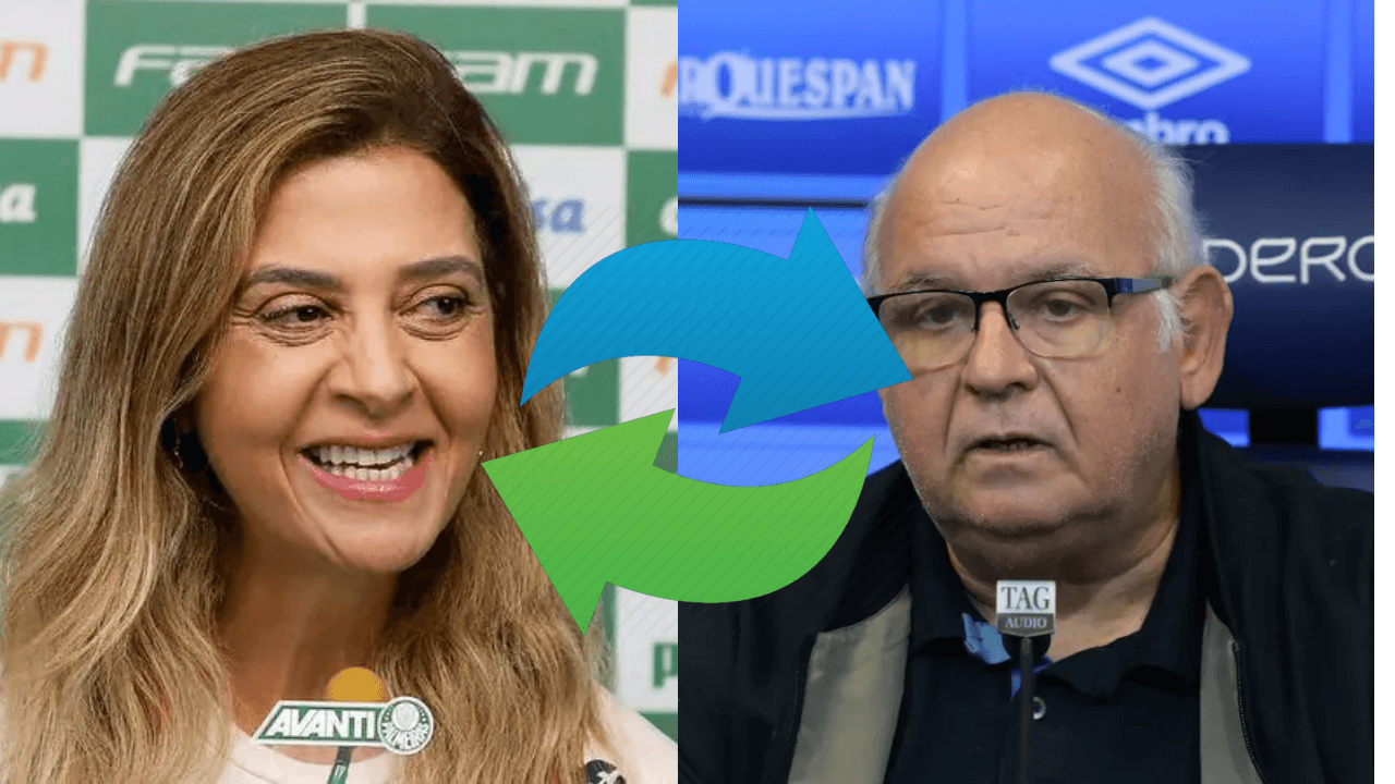Verdão pode fazer troca de jogadores com o time gaúcho, que volta à Série A do Brasileirão em 2023