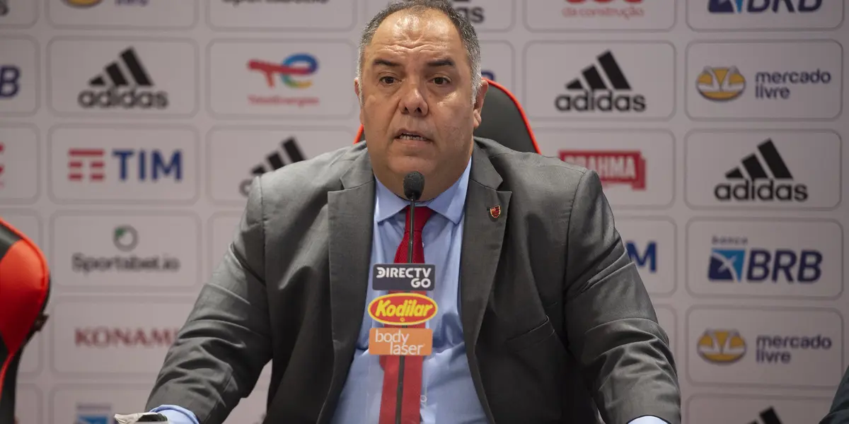 Vice-presidente de futebol do Flamengo, Marcos Braz "subiu o tom" e foi firme em declaração 