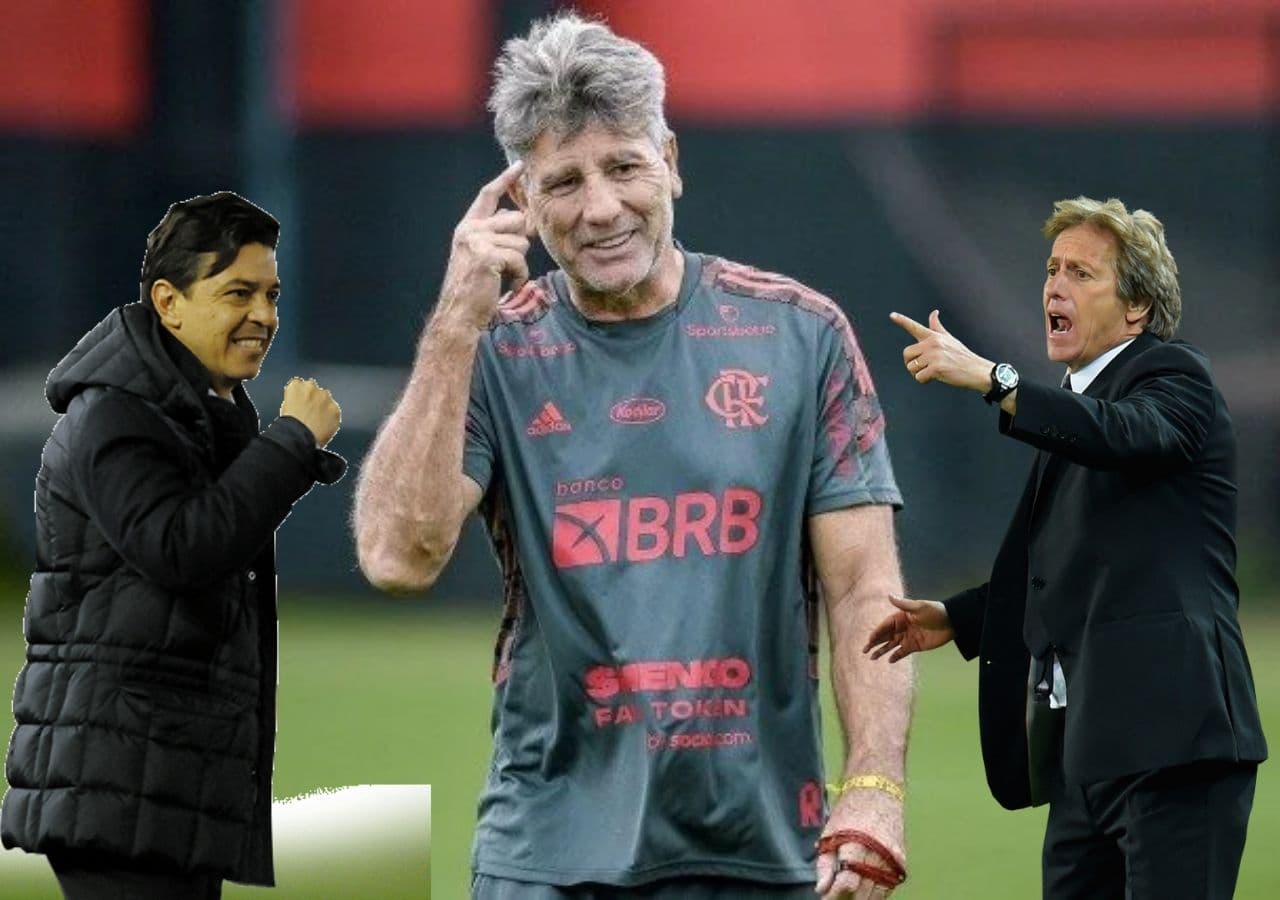 Vida de Renato Portaluppi no comando do Flamengo não tem sido fácil e troca de comando para a próxima temporada é quase certa