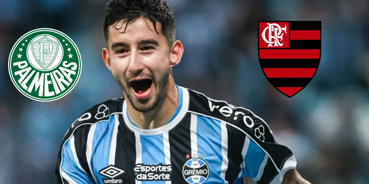 Villasanti entre Palmeiras e Flamengo para 2025: permanência no Grêmio também está na pauta