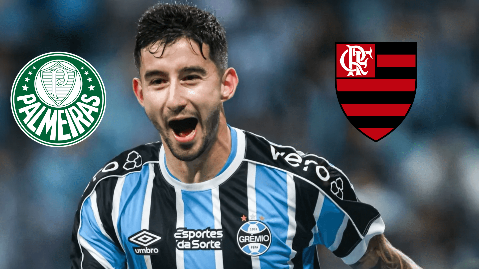 Villasanti entre Palmeiras e Flamengo para 2025: permanência no Grêmio também está na pauta