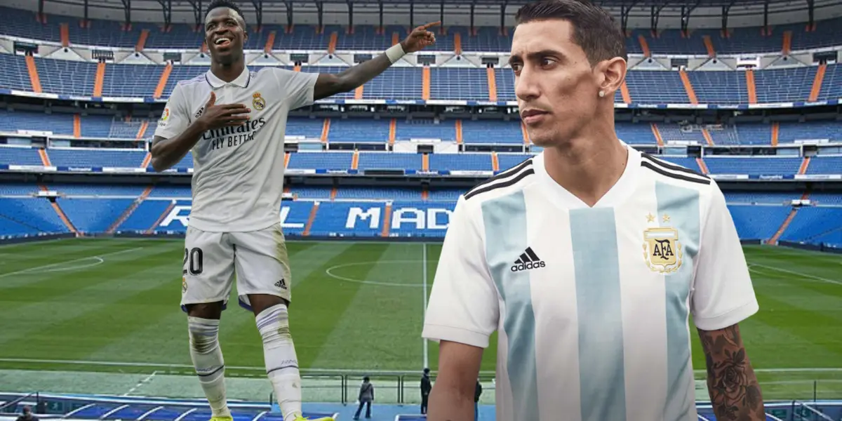 Vini Jr e Ángel Di María