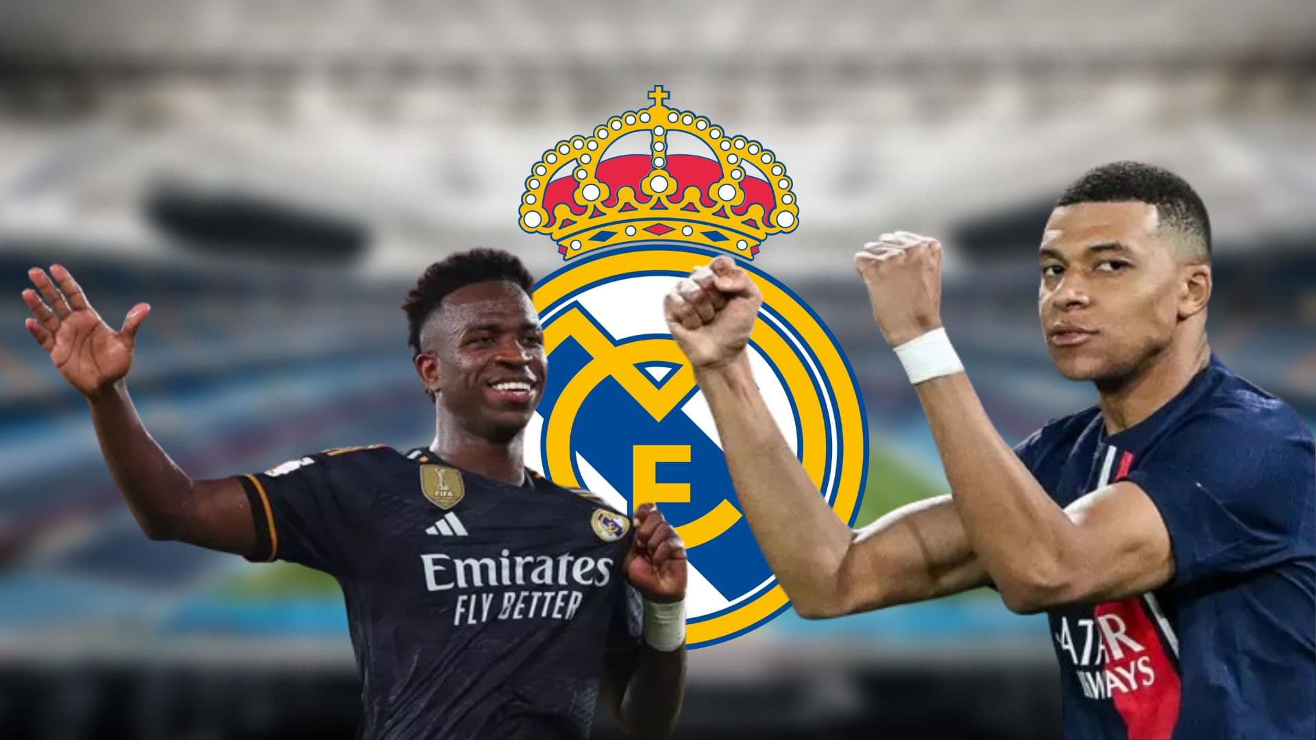 Vini Jr e Kylian Mbappé