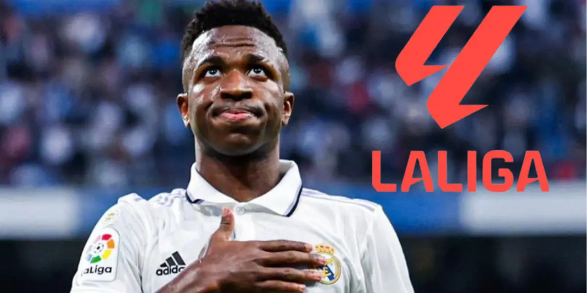 Vini Jr em ação pelo Real Madrid