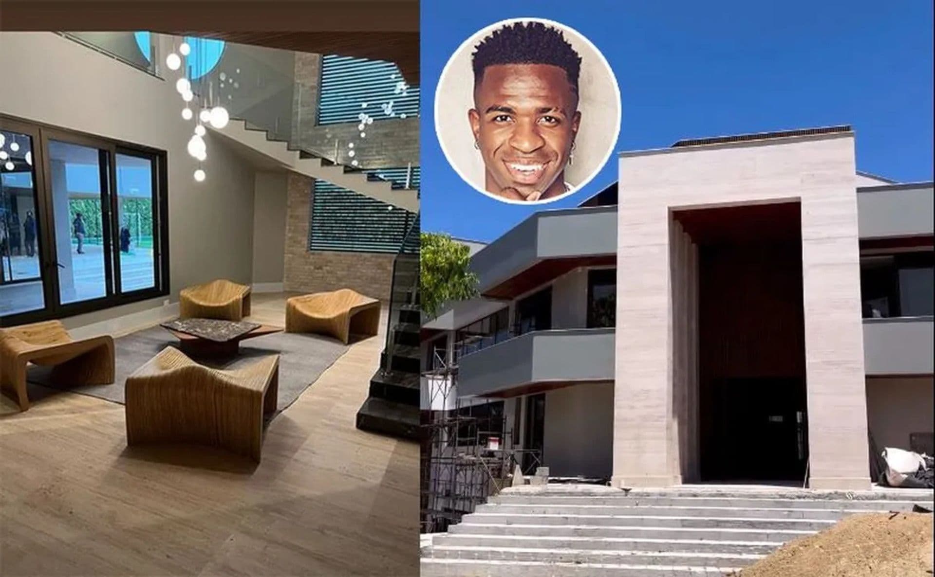 Vinícius Jr., o talentoso jogador brasileiro do Real Madrid, mudou recentemente ao Brasil e aproveitou a ocasião para inaugurar sua mais nova mansão