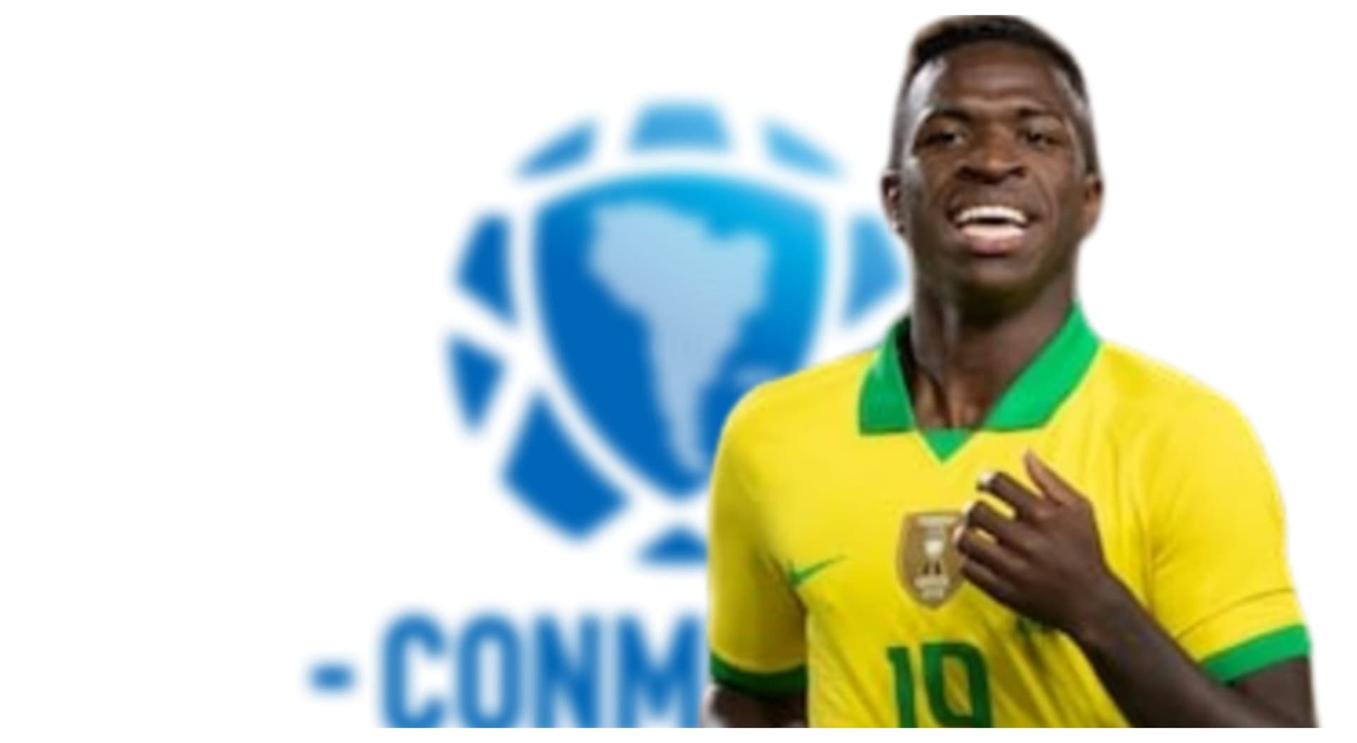 Vinicius Júnior com a camisa da Seleção Brasileira