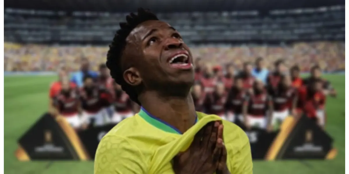 Vinicius Júnior com a camisa da Seleção Brasileira