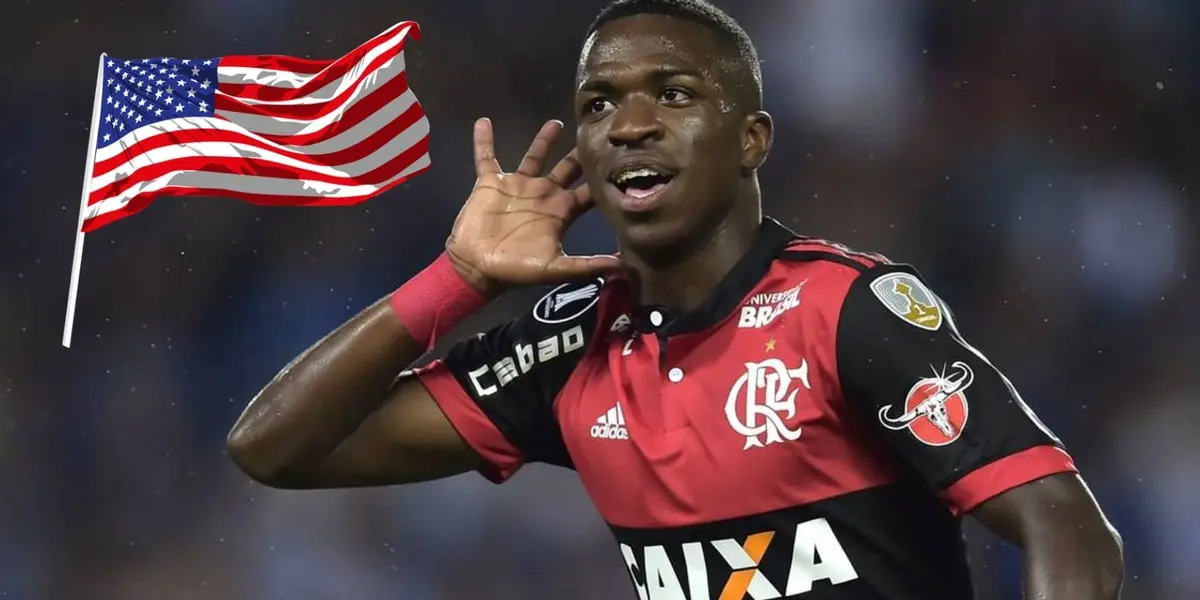 Vinícius Júnior ganha homenagem no basquete dos Estados Unidos e surpreende o Flamengo com a idolatria