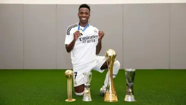 Vinicius Junior ganhou prêmios de melhor em campo e de melhor jogador da Copa Intercontinental pelo Real Madrid