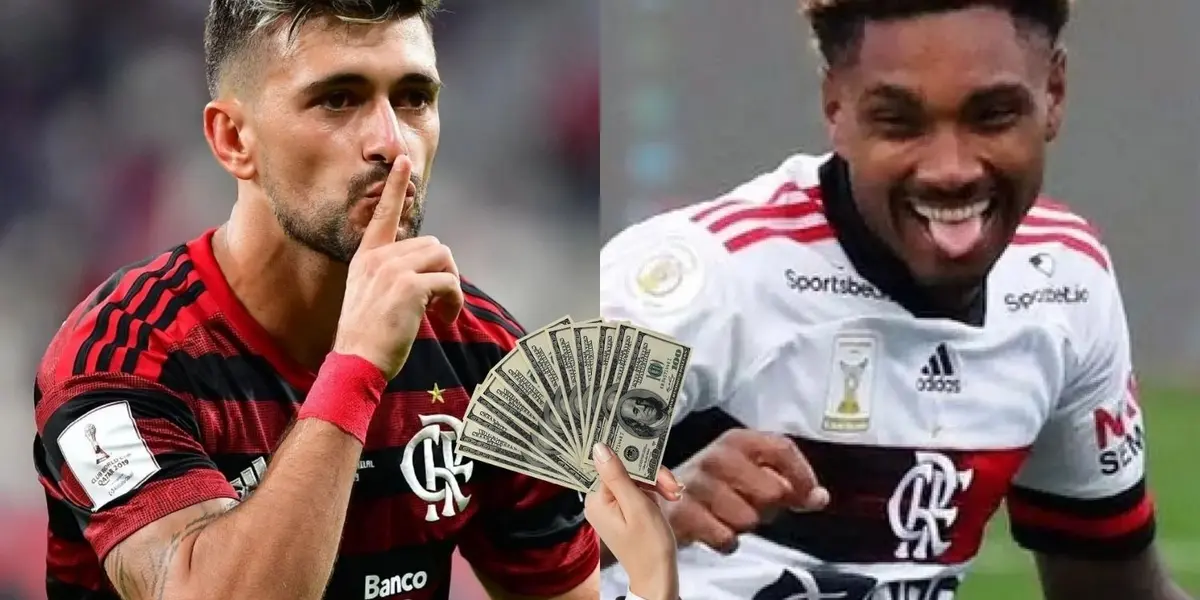 Vitinho e Arrascaeta tem tratamentos diferentes no Flamengo