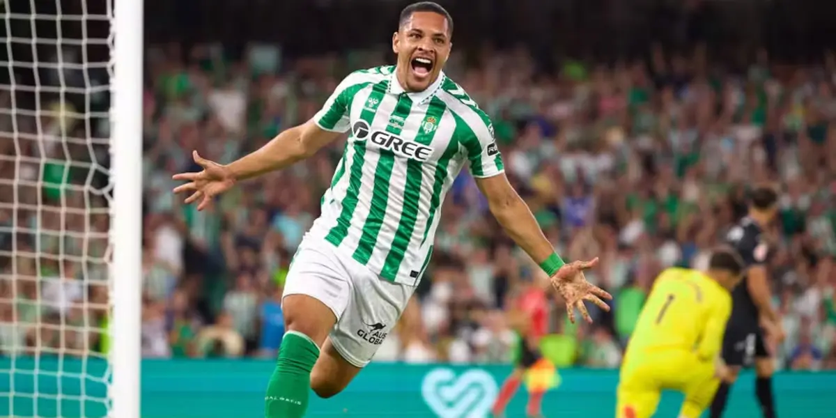 Vitor Roque em ação pelo Bétis