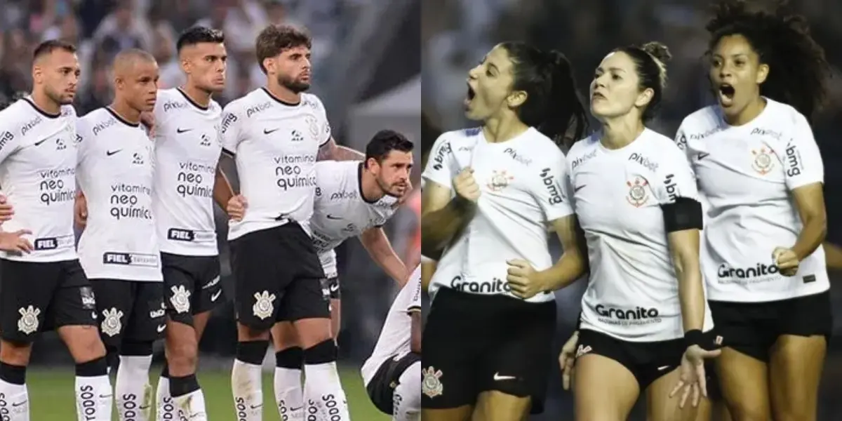 Vivendo fases diferentes nos últimos anos, o Corinthians masculino não consegue o mesmo sucesso do feminino