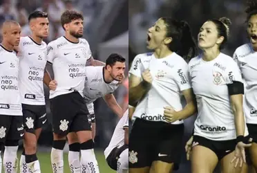 Vivendo fases diferentes nos últimos anos, o Corinthians masculino não consegue o mesmo sucesso do feminino