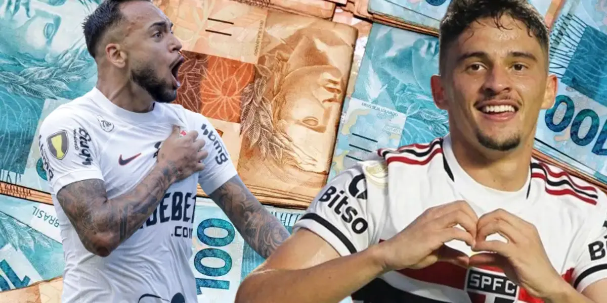 Volantes de São Paulo e Corinthians tem valores de mercado diferentes