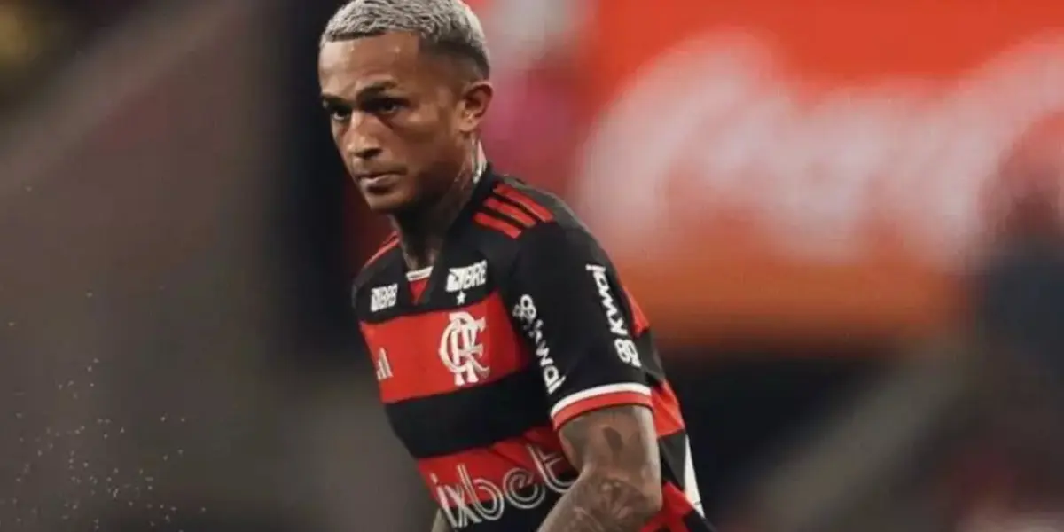 Wesley em ação pelo Flamengo
