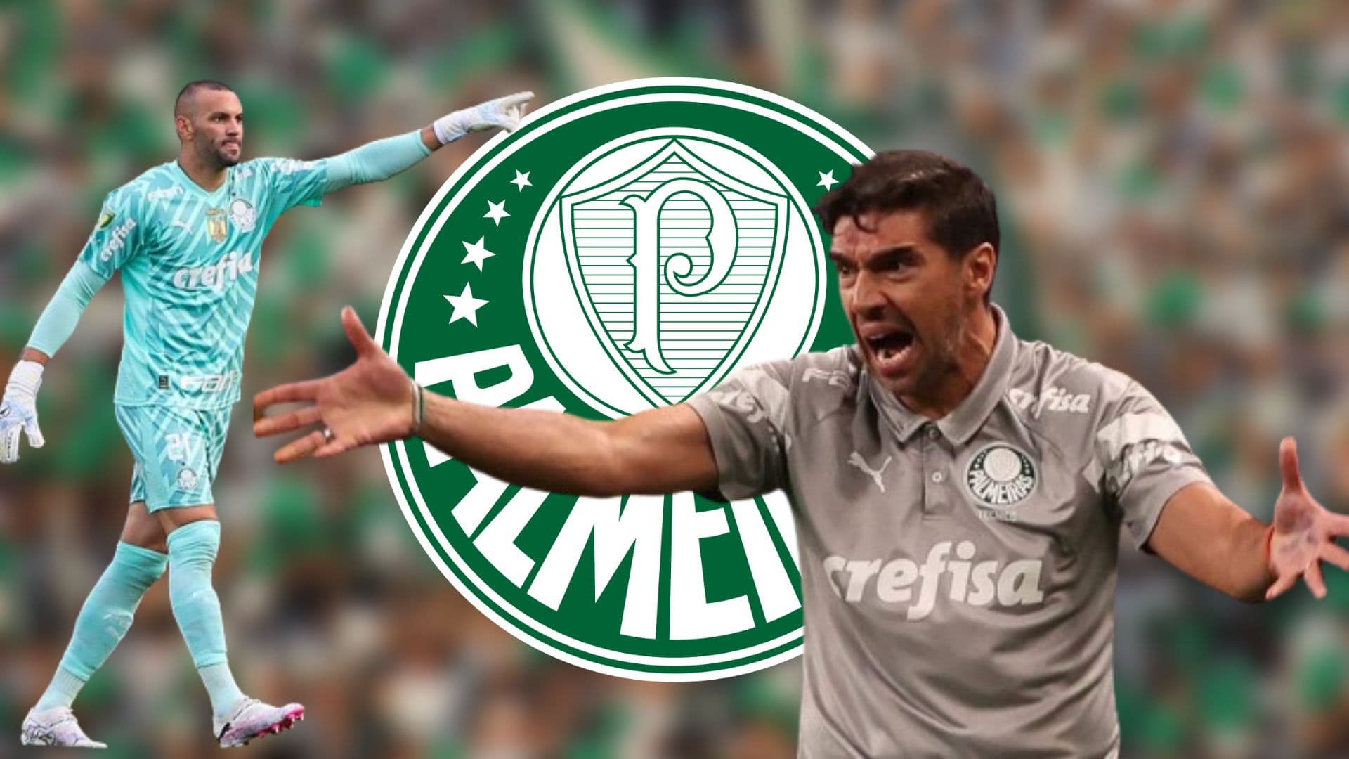 Weverton e Abel Ferreira