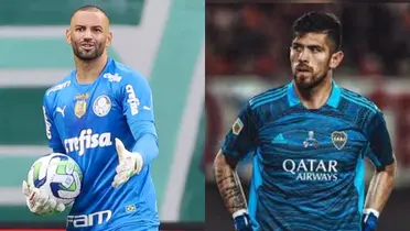 Weverton e ao lado Agustín Rossi