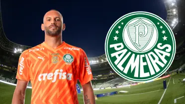 Weverton em ação pelo Palmeiras