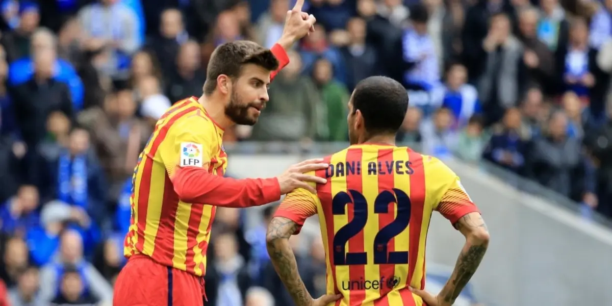 Zagueiro atuou ao lado do lateral brasileiro no Barcelona