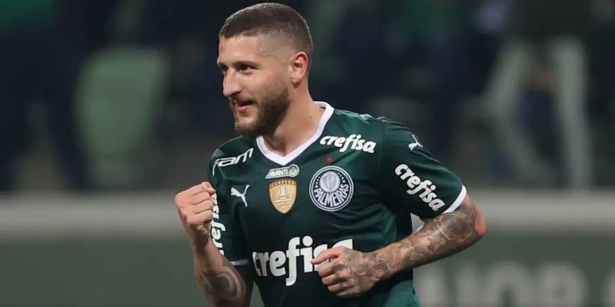 Zé Rafael em ação pelo Palmeiras