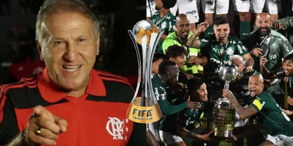 Zico faz declaração polêmica sobre o Mundial de Clubes e atinge o Palmeiras para 2022