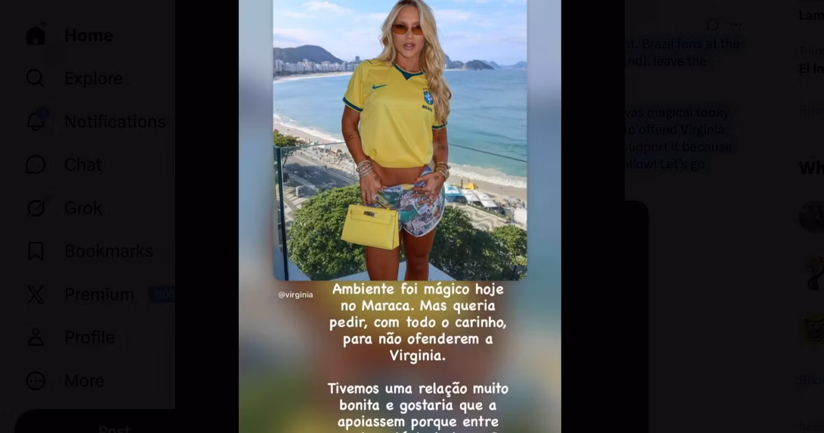 Vini Jr pede respeito a Virginia após cânticos da torcida no Maracanã